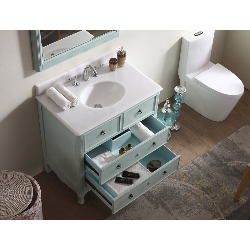 Ophelia & Co. Nallely 34'' Free Standing Single Bathroom Vanity with